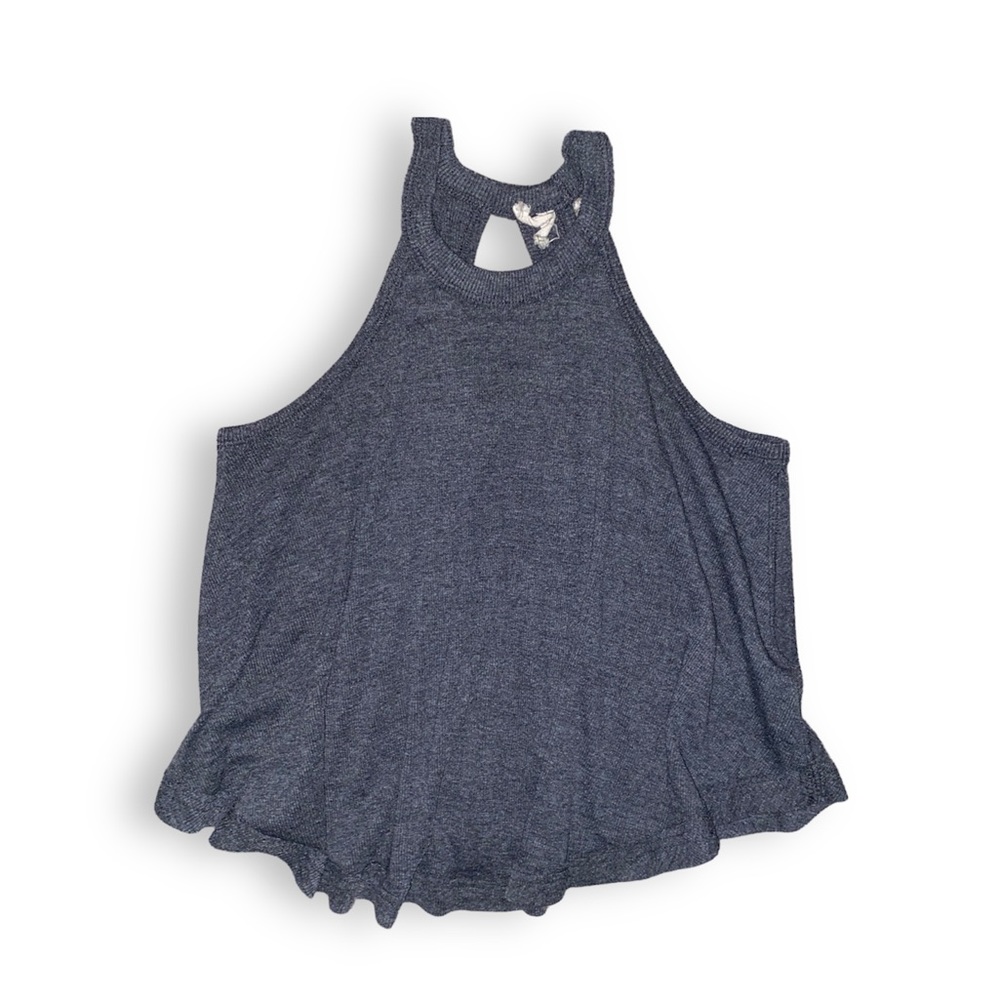 P+S+ raw hem cropped tank top